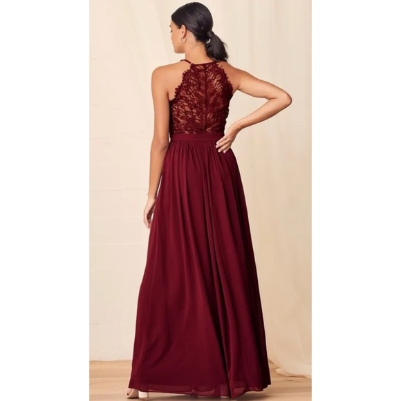 Lulus Dresses & Skirts - •Lulu’s• Love Spell lace-back maxi dress